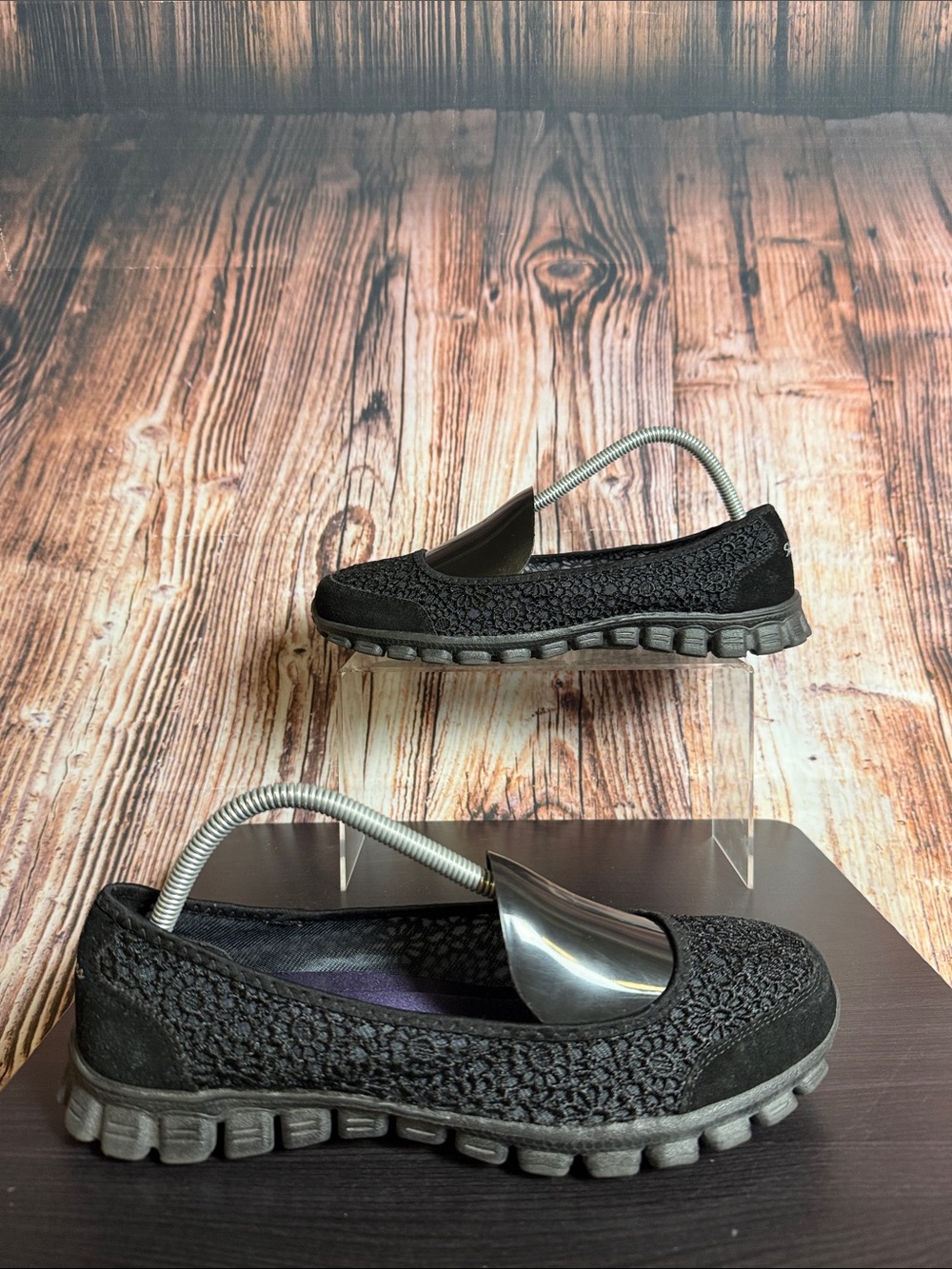 Skechers EZ Flex Sweetpea Lace Flats Womens Sz 10